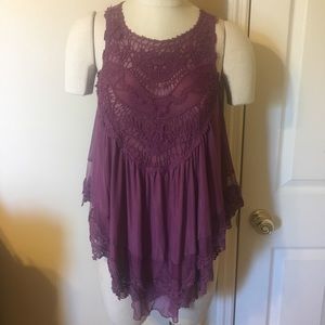 Altar’d State Purple Top with Detailing